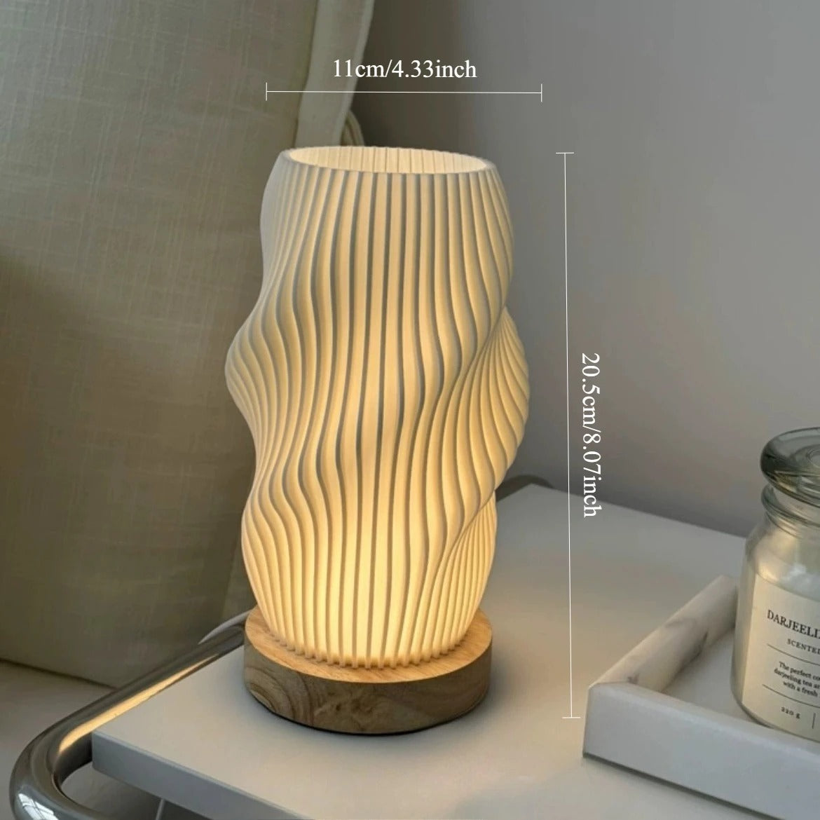 WIELOSTYLOWA LAMPA STOŁOWA LED „BREEZE"