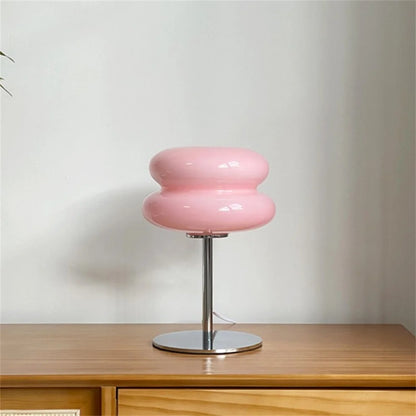 DESIGNERSKA LAMPA STOŁOWA LED „EGG TART”