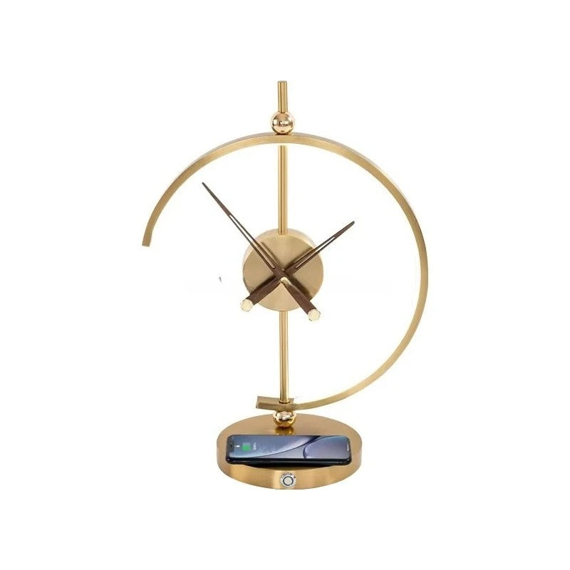 LAMPKA NOCNA Z FUNKCJĄ BEZPRZEWODOWEGO ŁADOWANIA I CYFROWYM ZEGAREM