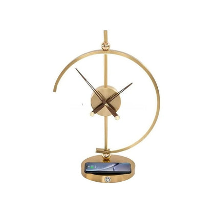 LAMPKA NOCNA Z FUNKCJĄ BEZPRZEWODOWEGO ŁADOWANIA I CYFROWYM ZEGAREM