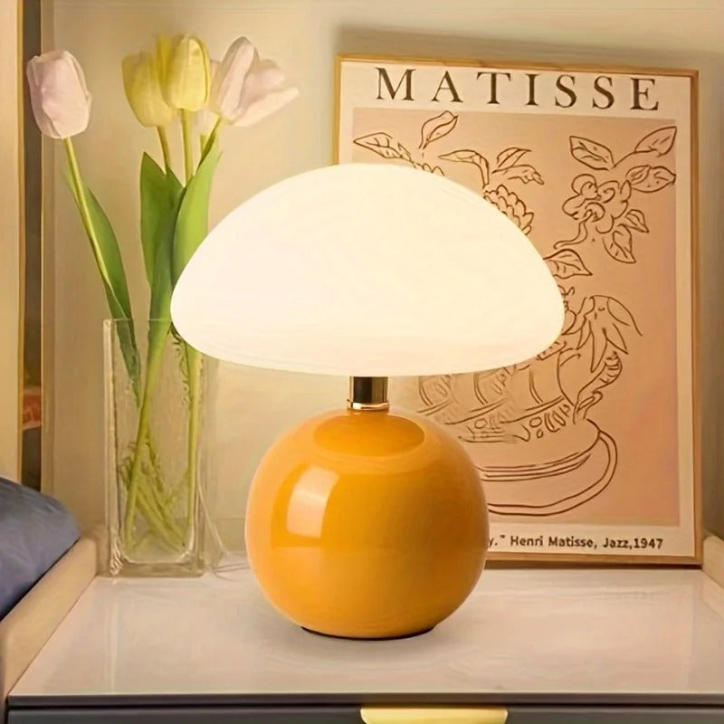 NOWOCZESNA LAMPA STOŁOWA USB