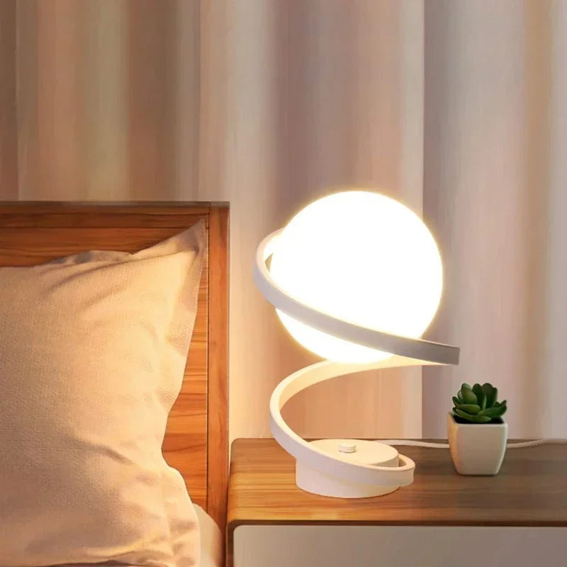 NORDYCKA LAMPA STOŁOWA LED „SPIRAL ART”