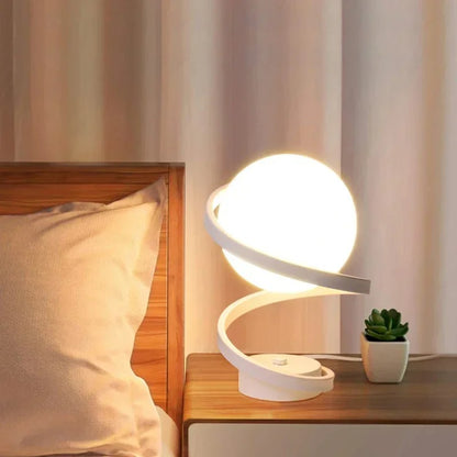 NORDYCKA LAMPA STOŁOWA LED „SPIRAL ART”