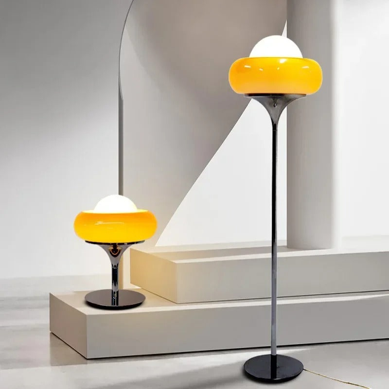 LAMPA PODŁOGOWA BAUHAUS „EGG TART”