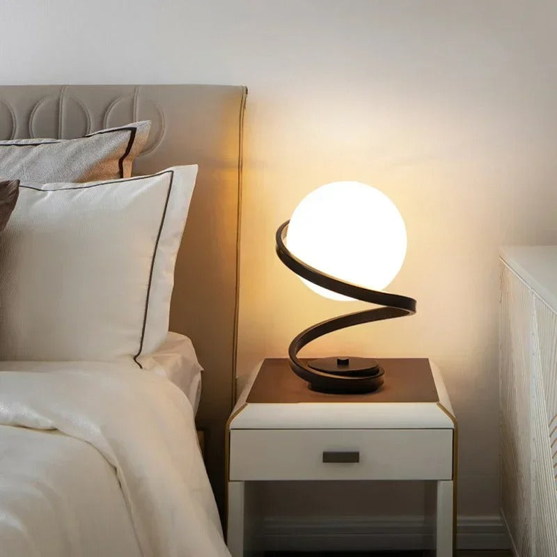 NORDYCKA LAMPA STOŁOWA LED „SPIRAL ART”