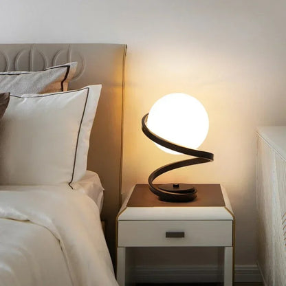 NORDYCKA LAMPA STOŁOWA LED „SPIRAL ART”