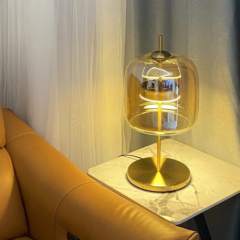 NOWOCZESNA LAMPA STOŁOWA DESIGNERSKA