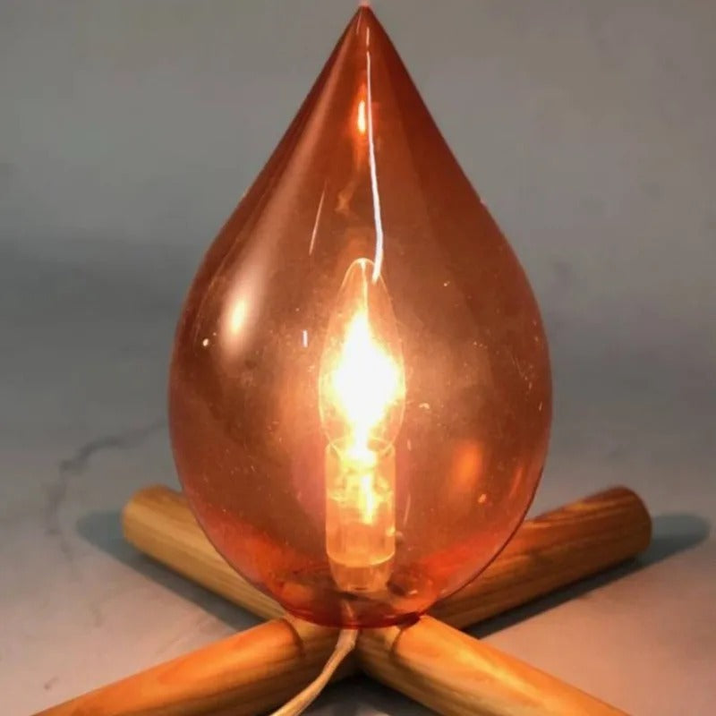 LUKSUSOWA LAMPA STOŁOWA RETRO