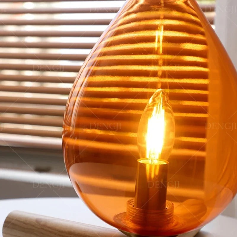 LUKSUSOWA LAMPA STOŁOWA RETRO