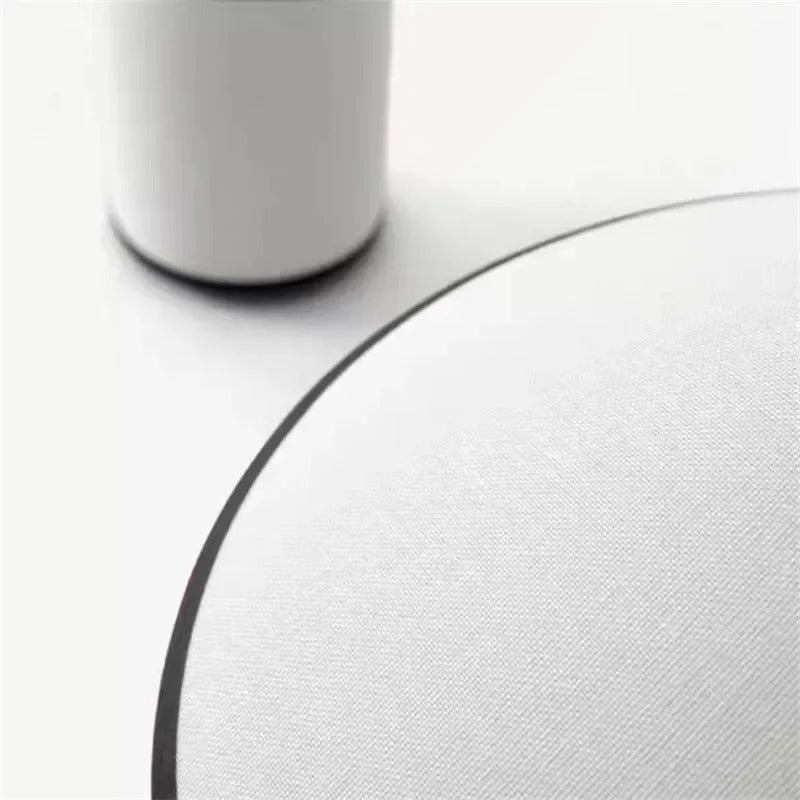 DESIGNERSKA LAMPA STOŁOWA Z TKANINY