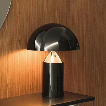 NOWOCZESNA LAMPA STOŁOWA LED „MUSHROOM” – ZŁOTA, NORDYCKI LUKSUS I OCHRONA OCZU