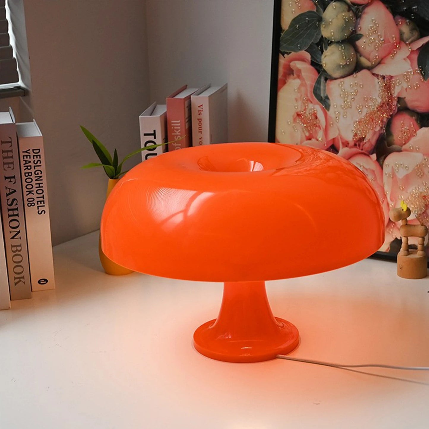 NOWOCZESNA LAMPA STOŁOWA LED „GRZYBEK”