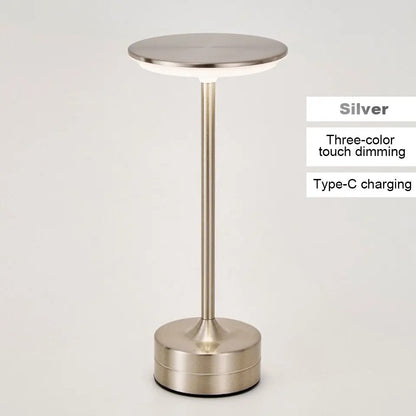 KRYSTALICZNA LAMPA STOŁOWA LED Z CZUJNIKIEM DOTYKU – BEZPRZEWODOWA I WIELOKOLOROWA